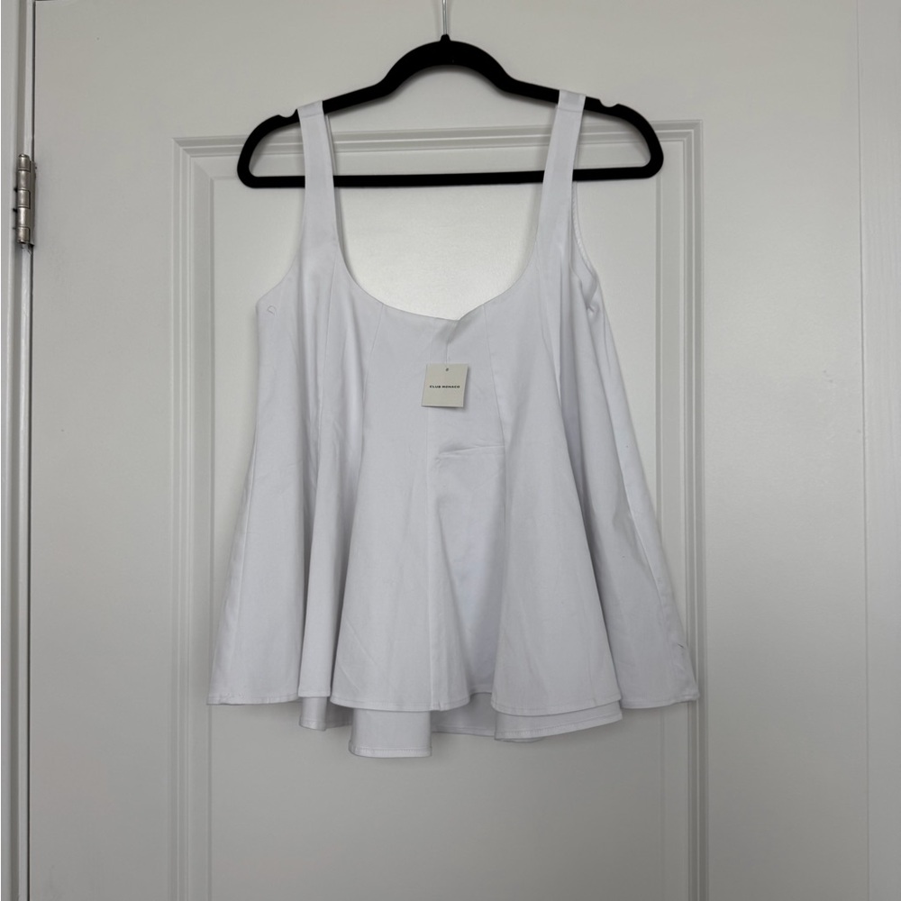 NWT Club Monaco White Top - Size Medium